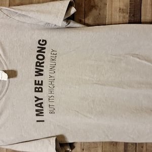 Man's Tshirt gray size M